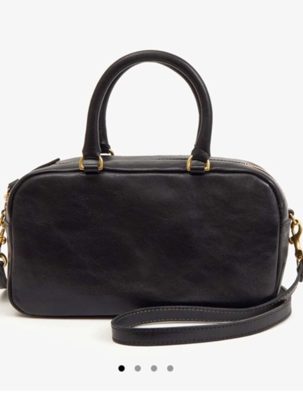 Clare V. Petit Claude Black Leather EUC